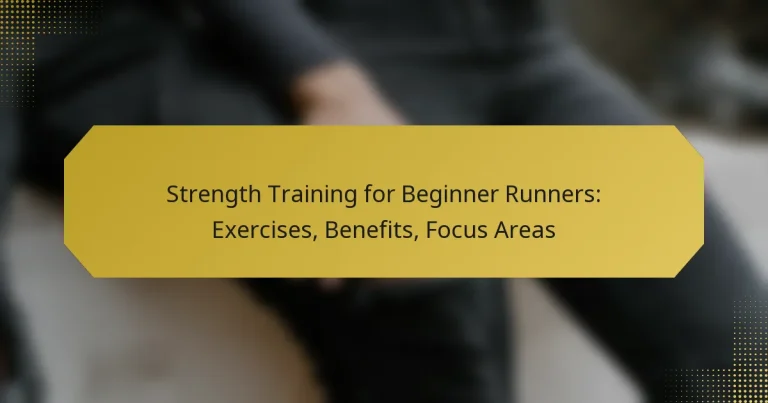 Strength Training for Beginner Runners: Exercises, Benefits, Focus Areas