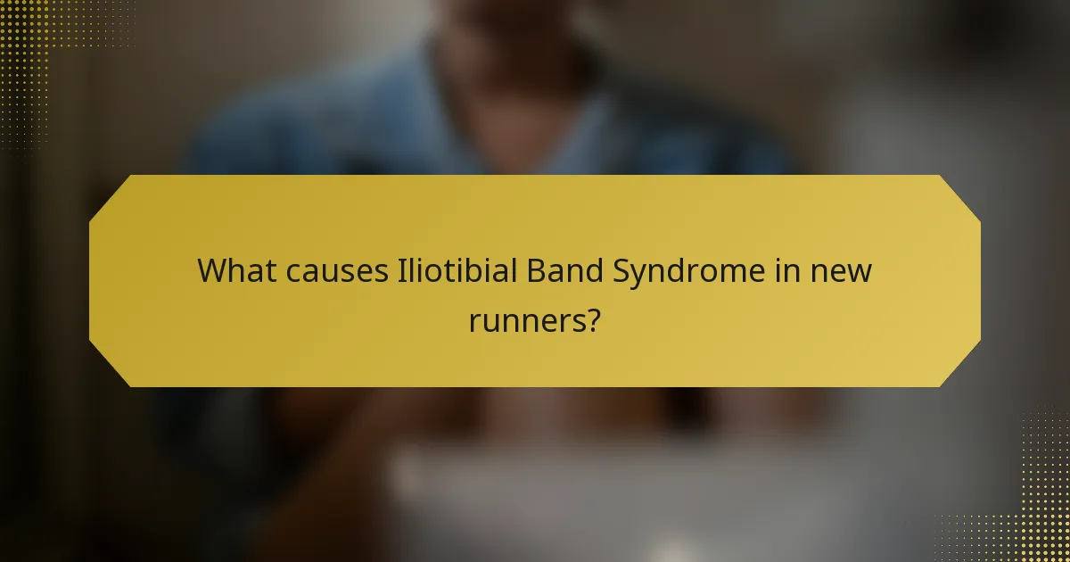 What causes Iliotibial Band Syndrome in new runners?